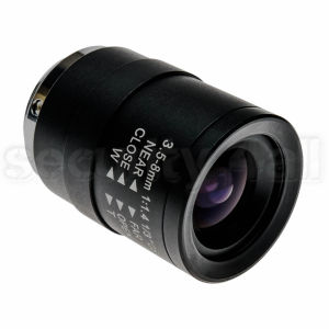 Lentila 3.5-8mm varifocala, pentru camera supraveghere, montura CS, MI-358