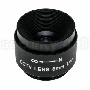 Lentila 8mm pentru camera supraveghere, fixa, montura CS, IF-8