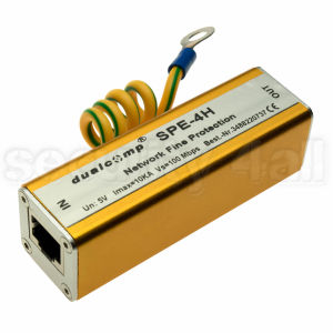 Modul protectie descarcari electrice pentru cablu UTP/FTP, 4 fire, conectori RJ45, SPE-4H