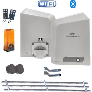Kit automatizare poarta culisanta cu fotocelule, lampa si 3m cremaliera TMT Boxer 500 WiFi