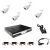 Kit complet supraveghere 5 Megapixel, 4 camere video, 2560x1920, IR 25m, cu NVR,  4 x cabluri 18m si surse, KH-46504