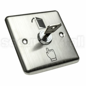 Buton control acces inox cu cheie, ingropat, DR-K2