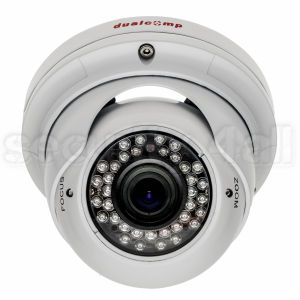 Camera supraveghere, infrarosu, varifocala, 36 LED, dome, metal, 420 linii, alba, Sony CCD, DV-22IR