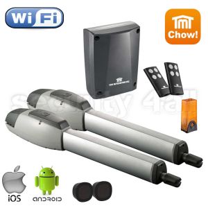 Kit complet automatizare porti batante 2 x 4m, 2 x 350KG, TMT Mastiff 400 Wi-Fi