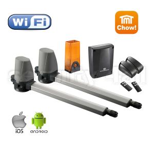 Kit automatizare porti batante TMT Terrier 200 WiFi, cu fotocelule si lampa semnalizare